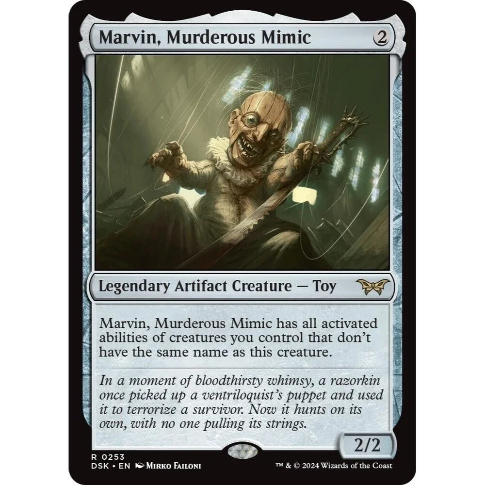 Marvin, Murderous Mimic | DSK | 253 | NM/Rare | 030-MTG-R